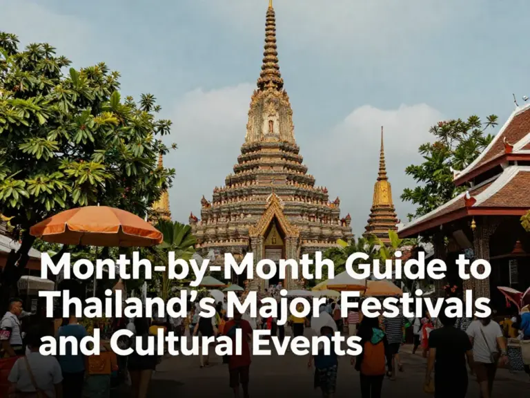 A Month-by-Month Guide to Thailand’s Major Festivals and Cultural Events