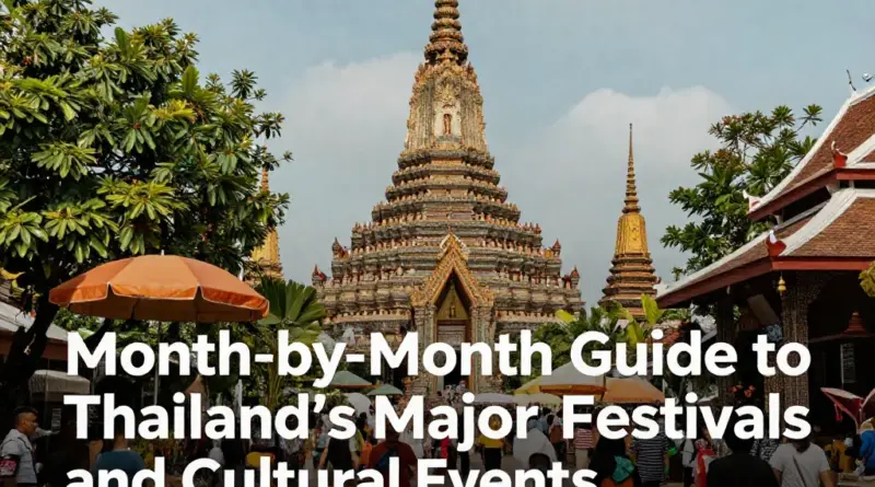 A Month-by-Month Guide to Thailand’s Major Festivals and Cultural Events
