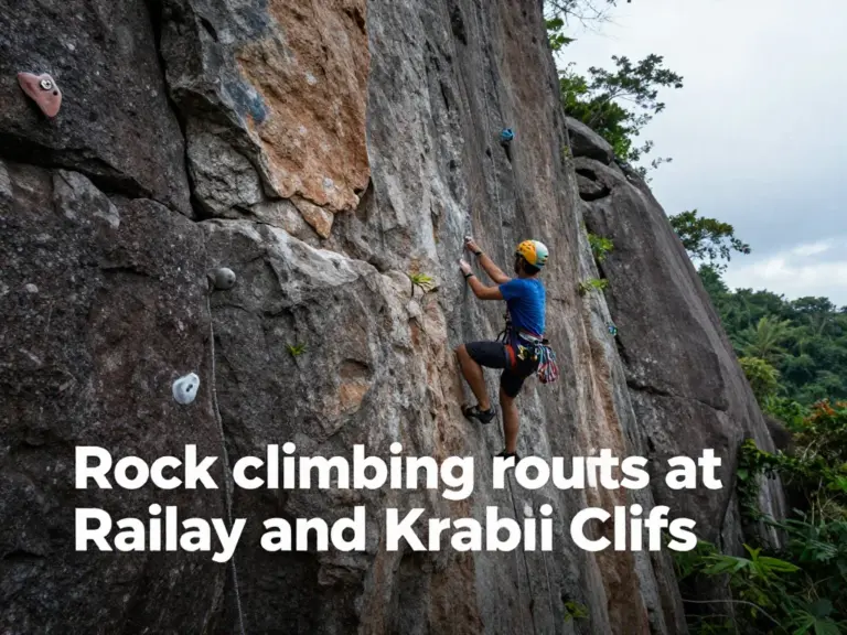 Best Rock Climbing Routes, Crags, and Difficulty Levels in Railay and Krabi