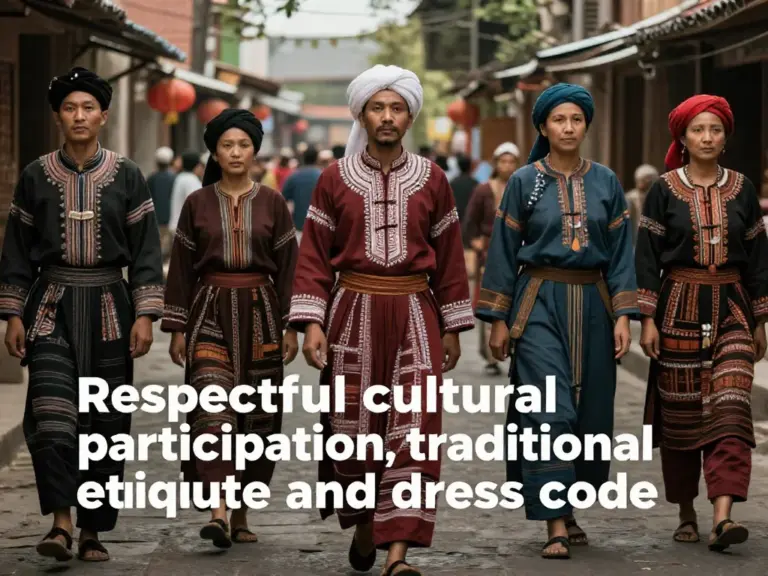 How to Participate Respectfully: Etiquette, Dress Code, and Local Customs