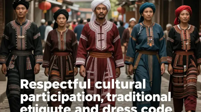 How to Participate Respectfully: Etiquette, Dress Code, and Local Customs
