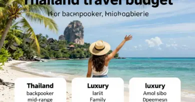 Thailand Travel Budget by Traveler Type: Backpacker, Mid-Range, Luxury, and Family