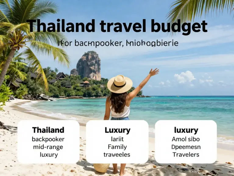 Thailand Travel Budget by Traveler Type: Backpacker, Mid-Range, Luxury, and Family