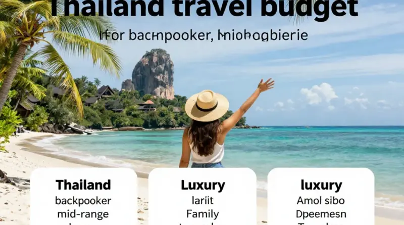 Thailand Travel Budget by Traveler Type: Backpacker, Mid-Range, Luxury, and Family