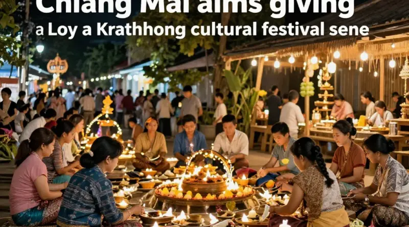What Are Chiang Mai Alms Giving and Loy Krathong? Understanding Their Cultural Meaning