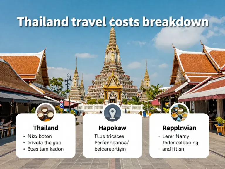 What Does a Thailand Trip Really Cost? Understanding the Main Expense Categories