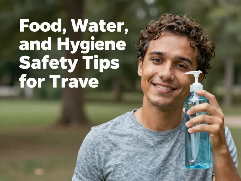 Food, Water, and Hygiene Safety Tips for a Healthier Trip