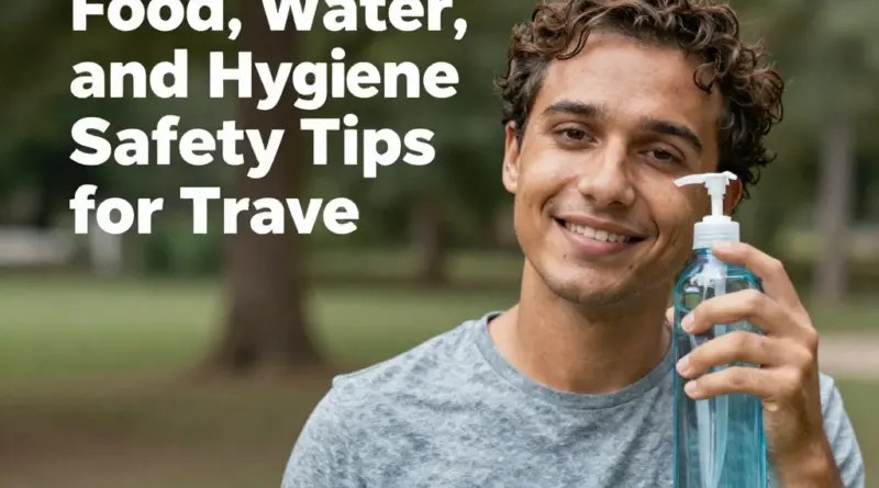 Food, Water, and Hygiene Safety Tips for a Healthier Trip