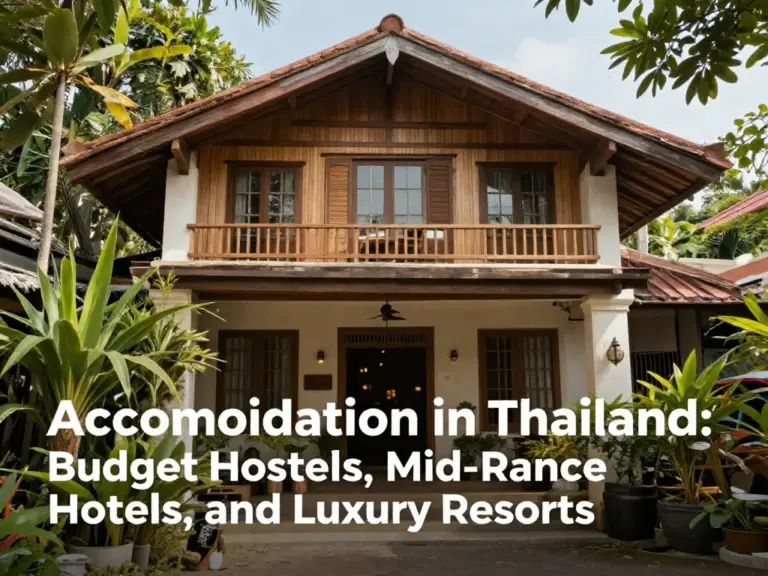 Accommodation in Thailand: A Complete Guide to Budget Hostels, Mid-Range Stays, and Luxury Resorts