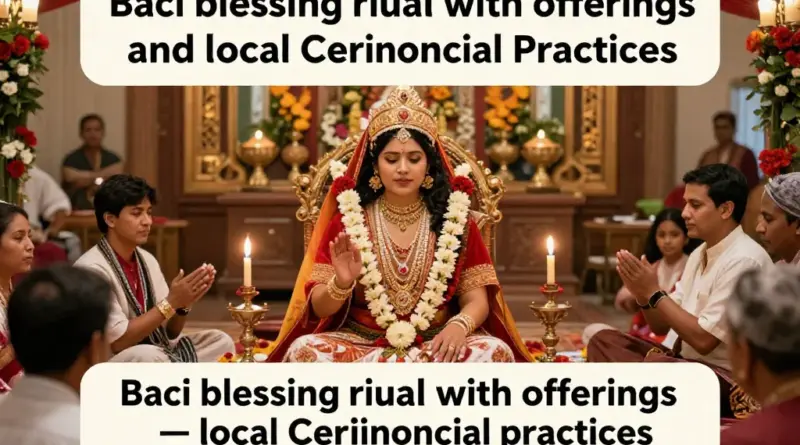 How Baci Blessings Are Performed: Ritual Steps, Offerings, and Local Practices
