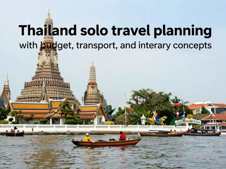 How to Plan Your Thailand Solo Trip: Budget, Transport, and Itinerary