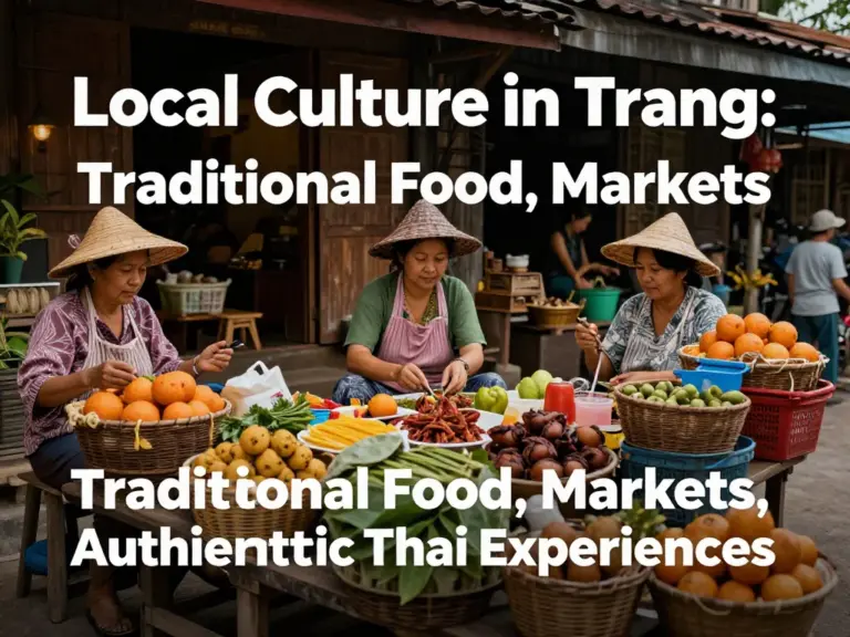 Local Culture in Trang: Food, Traditions, Markets, and Authentic Thai Experiences