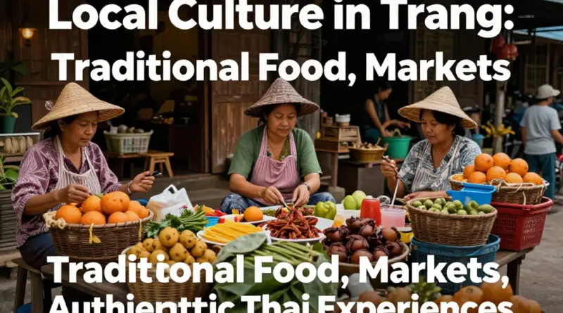Local Culture in Trang: Food, Traditions, Markets, and Authentic Thai Experiences