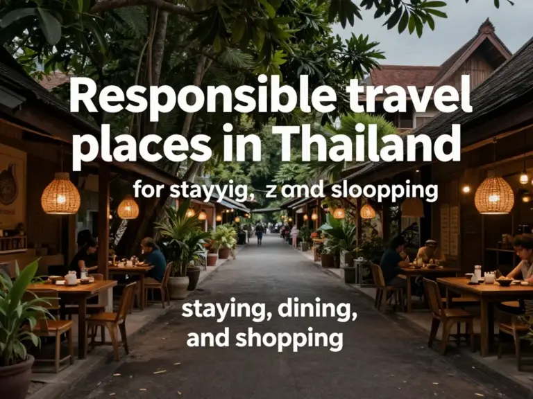 Responsible Places to Stay, Eat, and Shop During Your Thailand Trip
