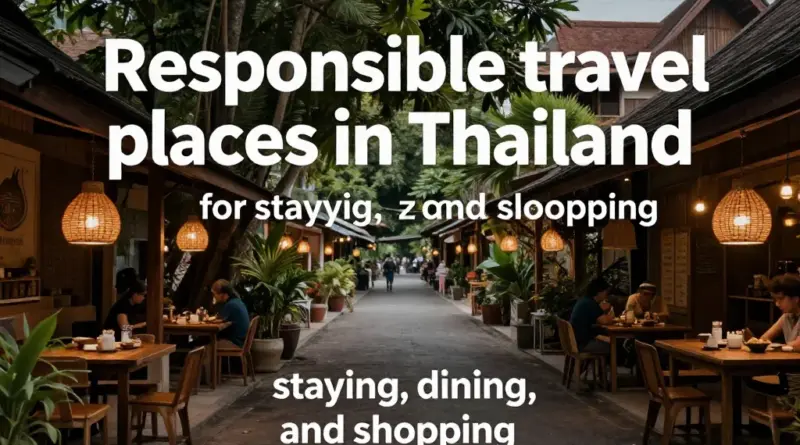 Responsible Places to Stay, Eat, and Shop During Your Thailand Trip