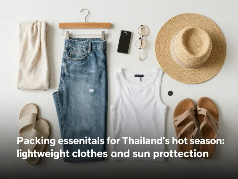 How to Pack for Thailand’s Hot Season: Lightweight Clothes, Sun Protection, and Essentials