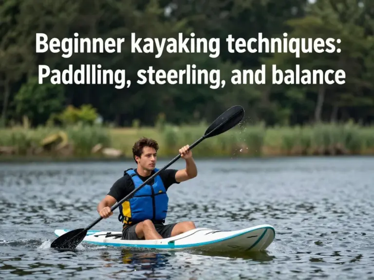 Kayaking Techniques for Beginners: Paddling, Steering, and Staying Balanced