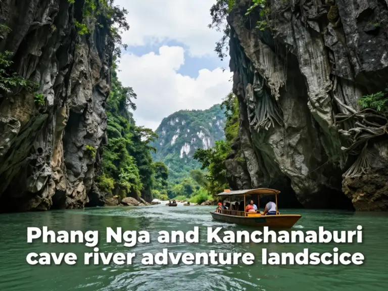 What Makes Phang Nga and Kanchanaburi Ideal for Caving and River Adventures?