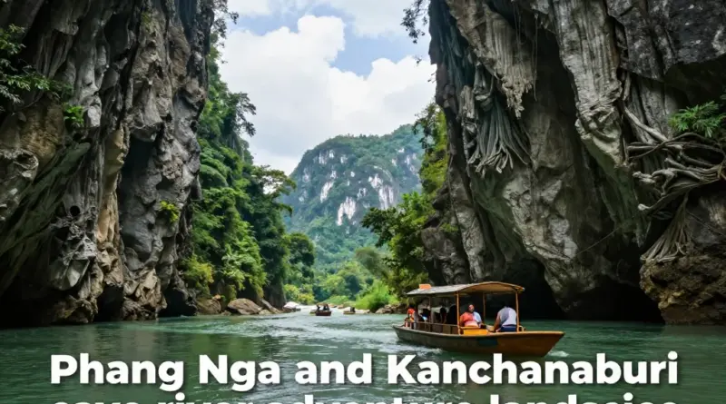 What Makes Phang Nga and Kanchanaburi Ideal for Caving and River Adventures?