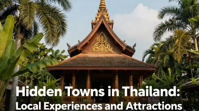 What to Do in Thailand’s Hidden Towns: Local Experiences, Attractions, and Activities