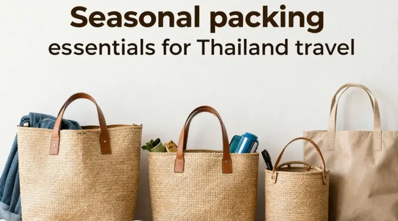 What to Pack for Thailand: The Ultimate Seasonal Packing Guide