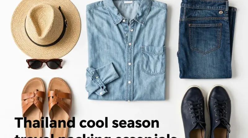 What to Pack for Thailand’s Cool Season: Layering Tips, Comfortable Footwear, and Evening Essentials