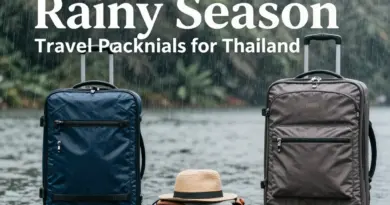 What to Pack for Thailand’s Rainy Season: Waterproof Gear, Quick-Dry Items, and Travel Must-Haves