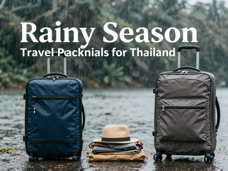 What to Pack for Thailand’s Rainy Season: Waterproof Gear, Quick-Dry Items, and Travel Must-Haves