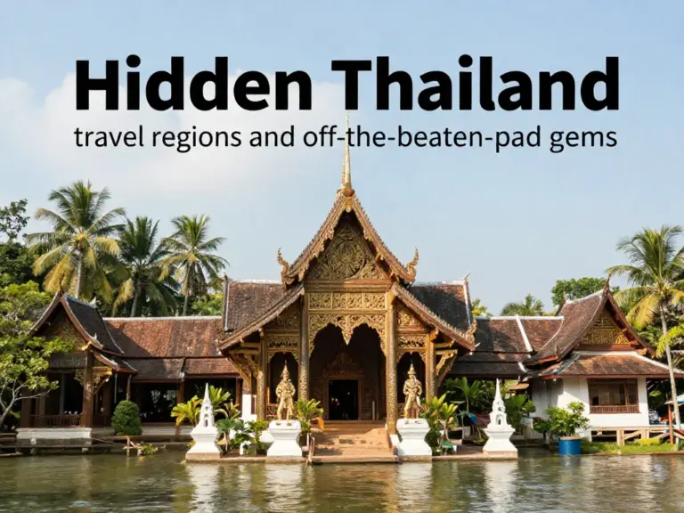 Where to Find Off-the-Beaten-Path Thailand Gems: Regions and Best Areas to Explore