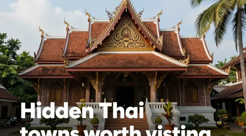 Why Hidden Towns in Thailand Are Worth Visiting: Understanding the Search Intent