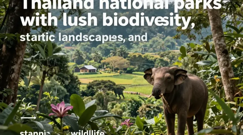 Why Visit Thailand’s National Parks? Discover Biodiversity, Scenic Landscapes, and Unique Wildlife