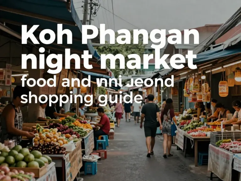 Best Night Markets in Koh Phangan: A Food and Shopping Guide
