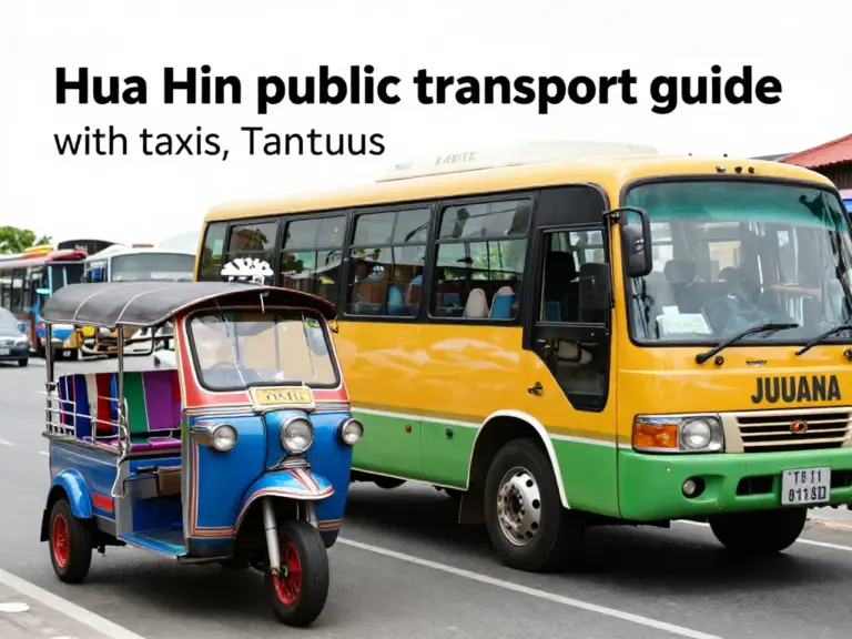 How to Use Public Transport in Hua Hin: Taxis, Tuk-Tuks, and Buses