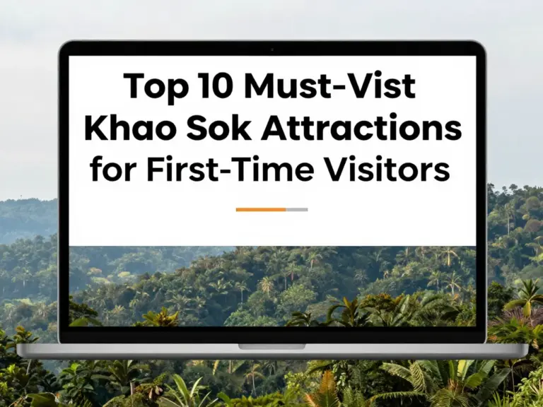 Top 10 Must-Visit Attractions in Khao Sok for First-Time Visitors