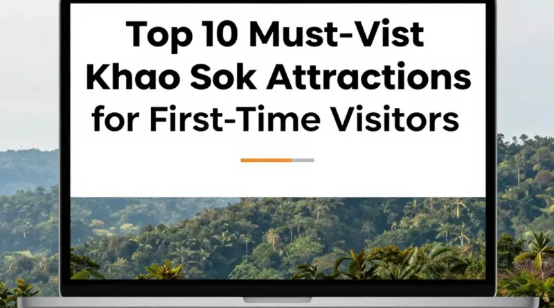 Top 10 Must-Visit Attractions in Khao Sok for First-Time Visitors