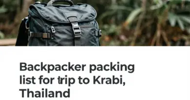 What to Pack for a Trip to Krabi: The Ultimate Backpacker Packing List